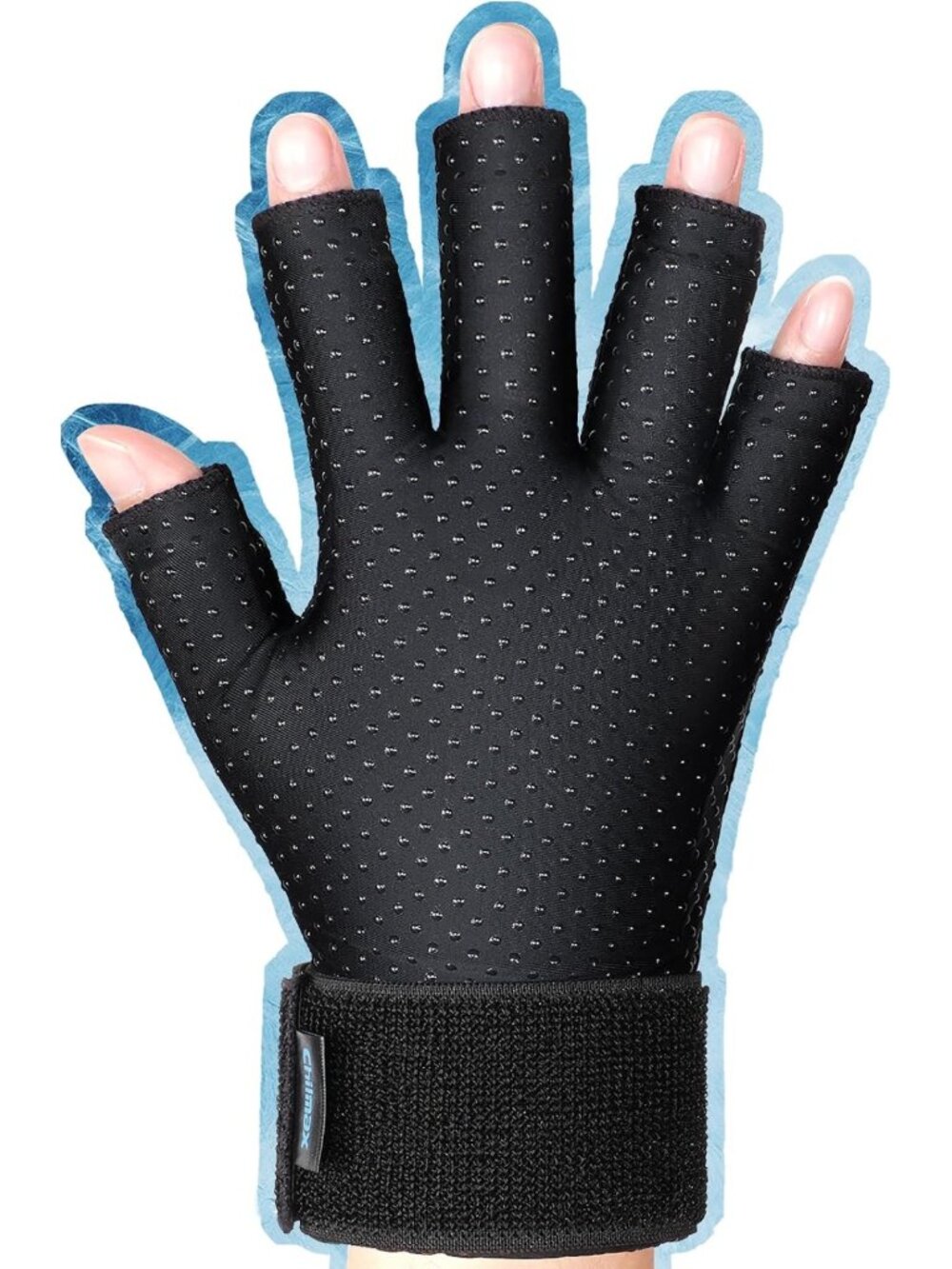 Adjustable Hand Ice Pack Glove for Arthritis Relief | Hot & Cold Therapy Wrap